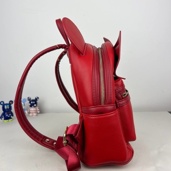 Disney Loungefly Minnie Mouse Red Bow Mini Backpack main image 14